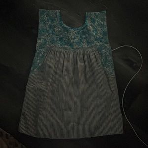 Cute embroidered tank top